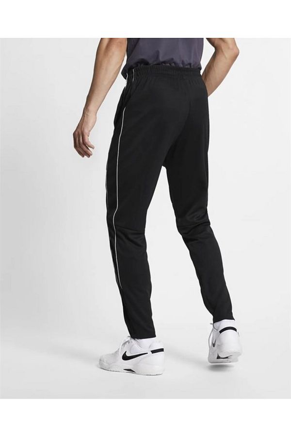 Nike solid men black track pants clearance