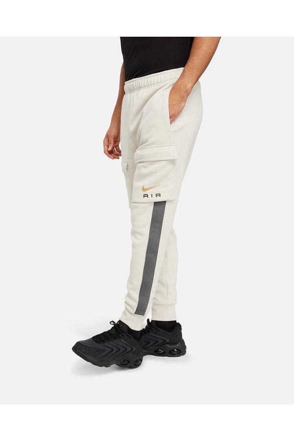 Nike Sportswear Swoosh Air Fleece Cargo Cream Men s Sweatpants Trendyol