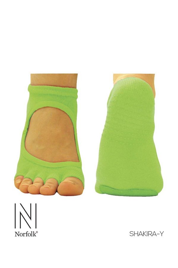 NORFOLK-Green Shakira Yoga Pilates Socks - 1 Pair Set 1