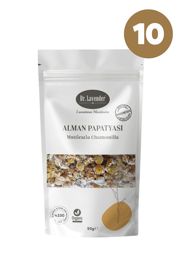 Dr. Lavender-10 Pieces of Dried German Chamomile Matricaria Chamomilla 50 GrDaisy Flower from Our Garden 1