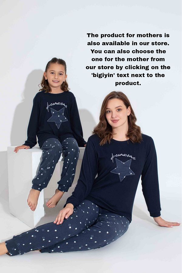bigiyin Girls Thermal Pajamas Set Winter Pajamas Set Warm Thermal Cloth Trendyol