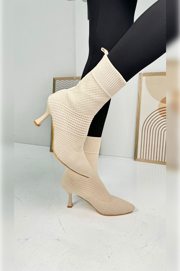 Stretch sock bootie top