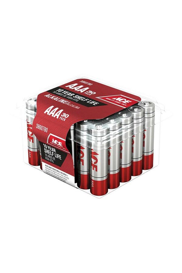 ACE-30-Piece AAA Ultra Alkaline Durable Pencil Batteries 1