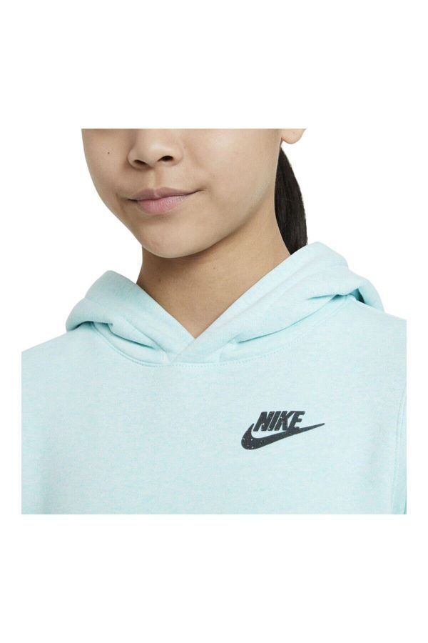 Nike Sportswear Zero Pullover Hoodie Kids Sweatshirt Green Trendyol