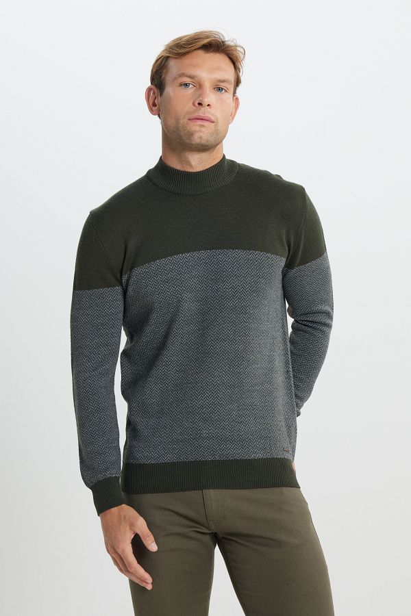 Half cut sweater sale