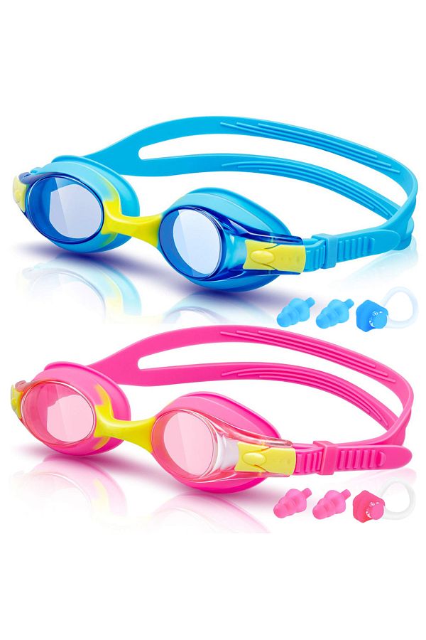 JoyMaySun 2 Pack Kids Swimming Goggles Age 3 14 Years Old Anti fog 100 UV Protection Clear Vision No Leaki. Trendyol
