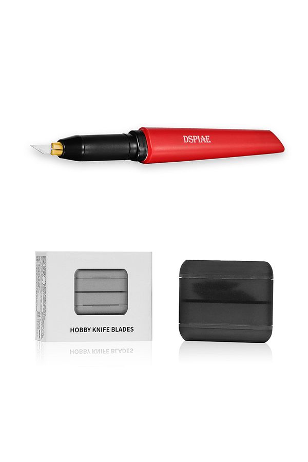 DSPIAE-PT-DK Model Hobby Knife with 20 Pcs Blades Cutting Tool Set Plastic Model Building Tools f... 1