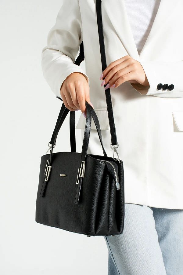Just Polo Shoulder Bag Black Plain Trendyol