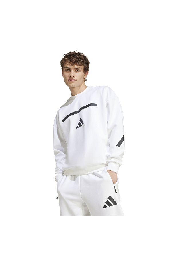 White adidas sweatshirt mens new arrivals