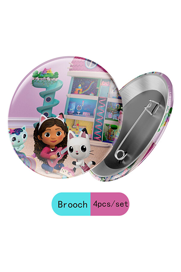 Choice Gabby Dollhouse Party Supplies Brooch Student Kids Birthday 