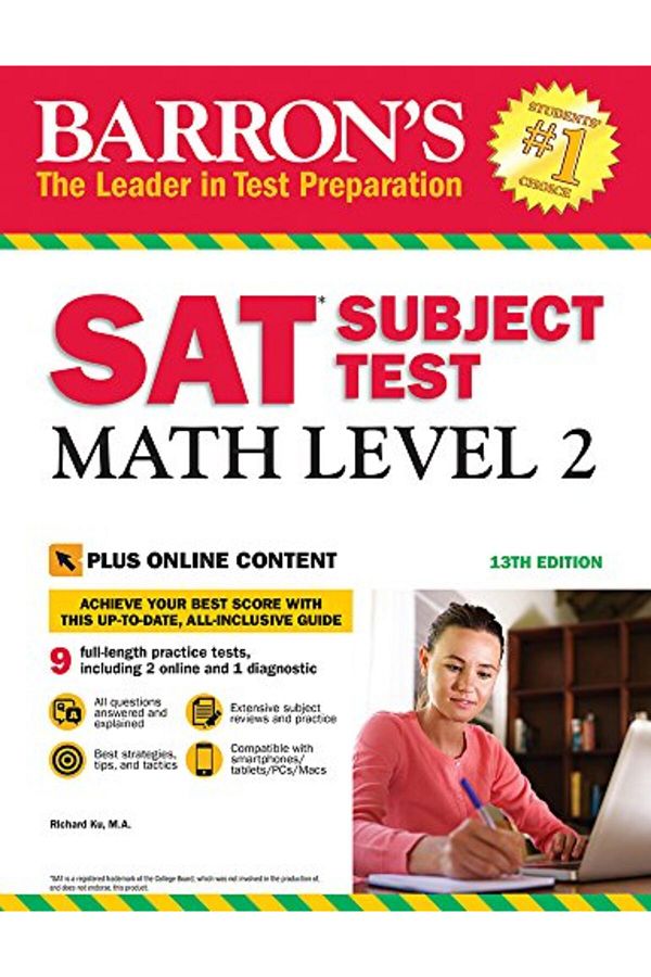 Barron's Educational Series-SAT Subject Test: Math Level 2 with Online Tests 1