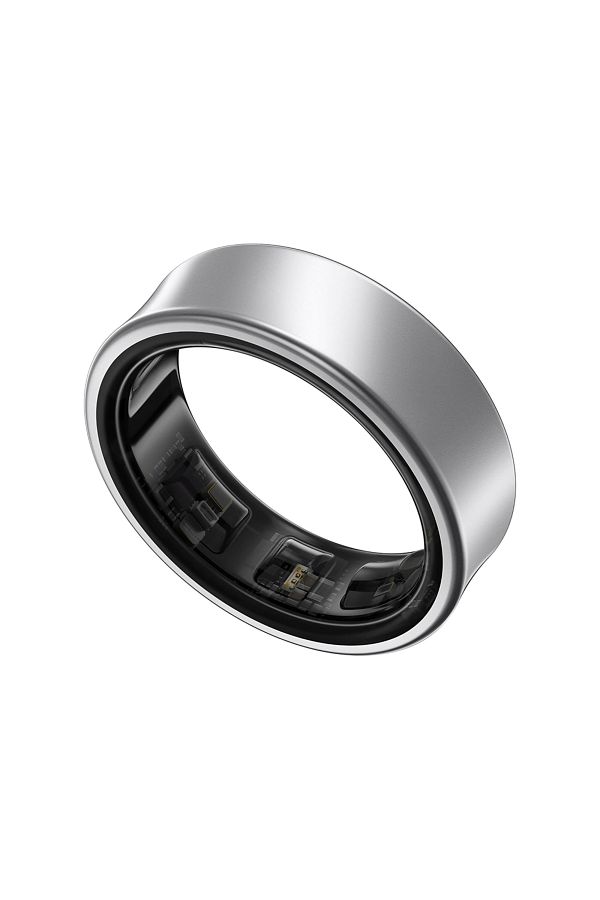 Samsung-خاتم Galaxy Ring الذكي لمراقبة اللياقة البدنية وتتبع النوم والذكاء الاصطناعي مقاس 12 - فضي تيتانيوم 1