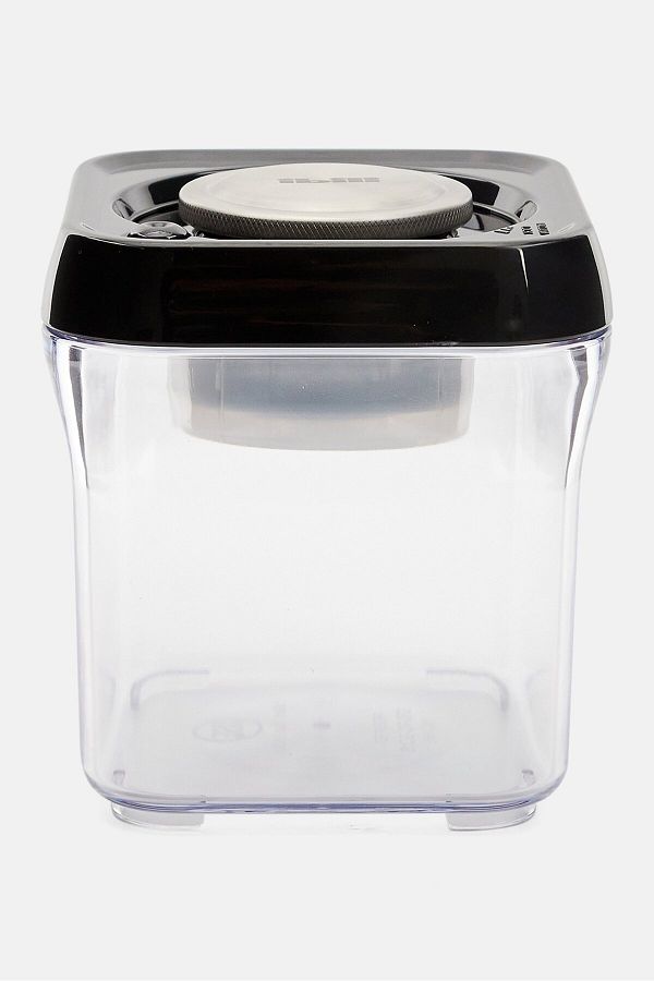 iBiLi-Stackable Vacuum Food Container 500 ml, Transparent/Black 1