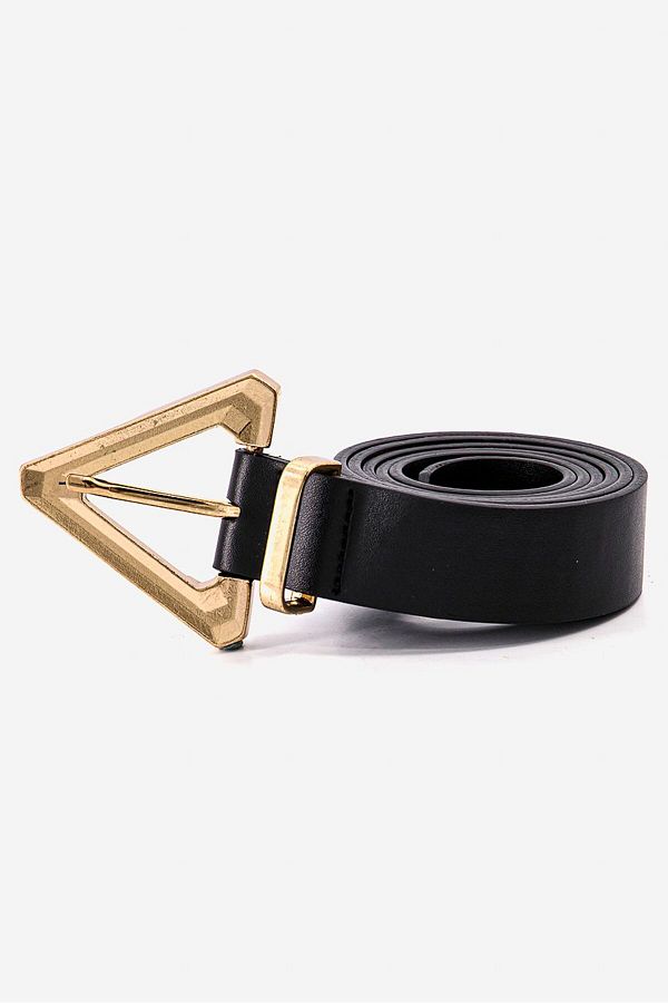 Asos Design-Women Leather Buckle Belt, Black 1