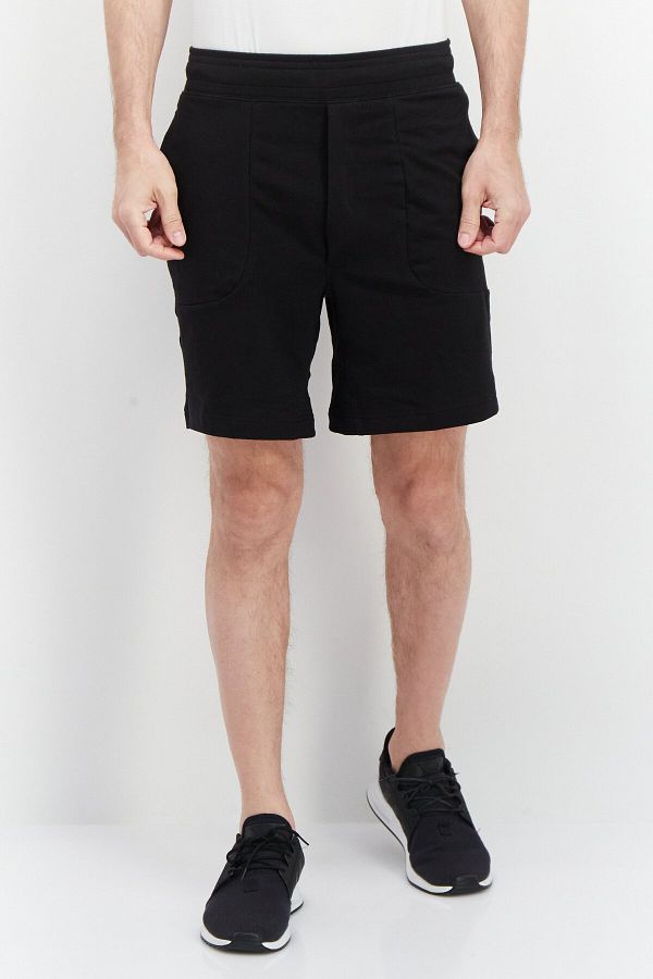gaiam Men Plain Basic Shorts Black Trendyol