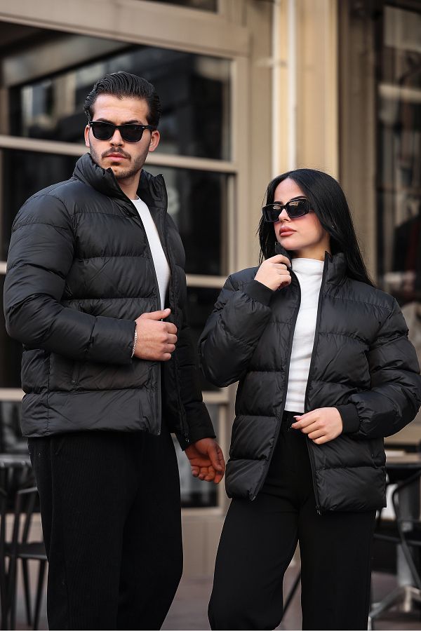 ONDER MODA Men s Black Oversize Water and Windproof Winter Down Jacket Coat Parka 105 Trendyol