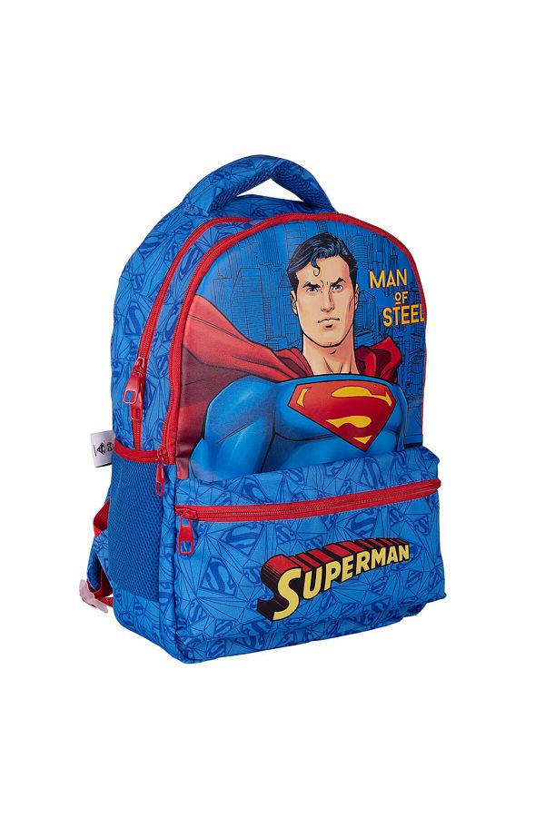 Superman school backpack clearance
