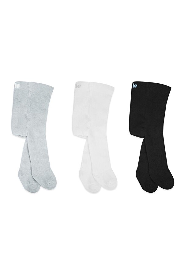 Bistyle Bistil Kız Erkek Bebek Derby Düz Organik Penye Külotlu Çorap