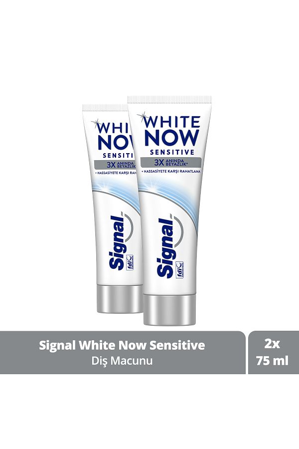 Signal-White Now Sensitive Whitening Toothpaste for Sensitive Teeth 75ml X2 1