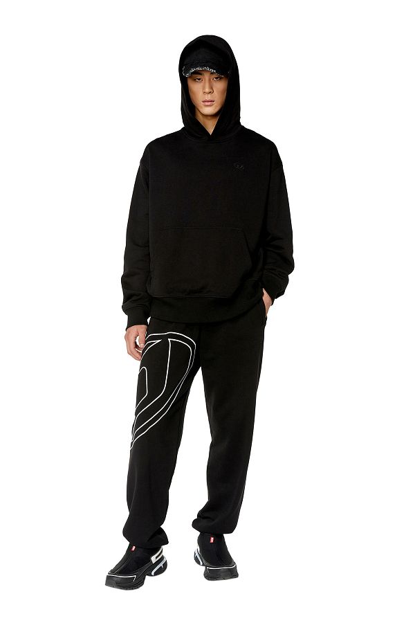 Diesel Men s Black Tracksuit Logo Detailed Trendyol