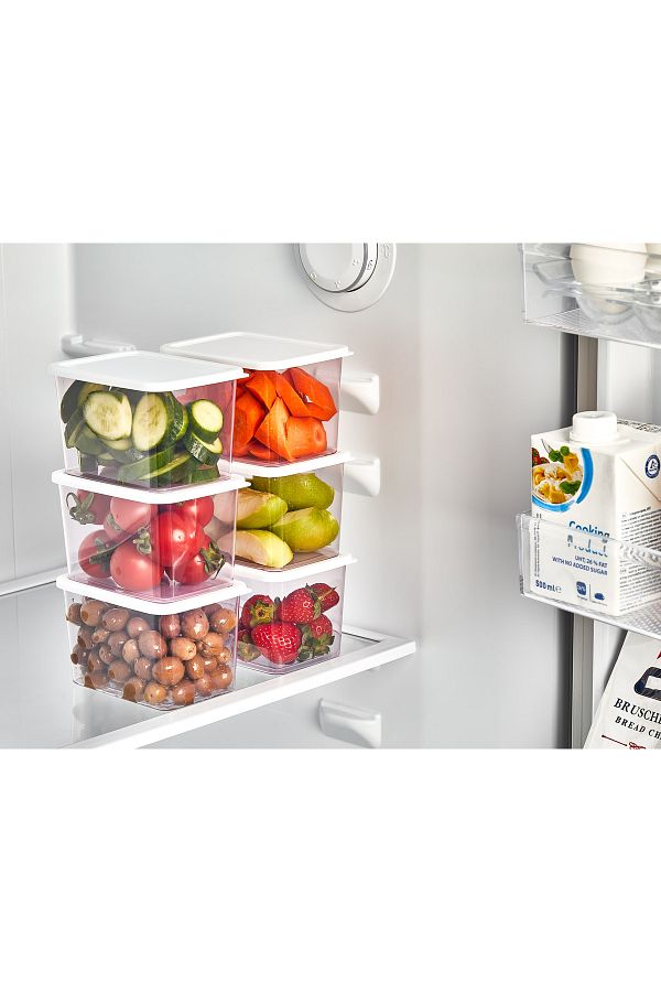 Minty Life-10 Pcs 0.5 Liter with Lid Ice Box Storage Container Deep Freezer Storage Container 1