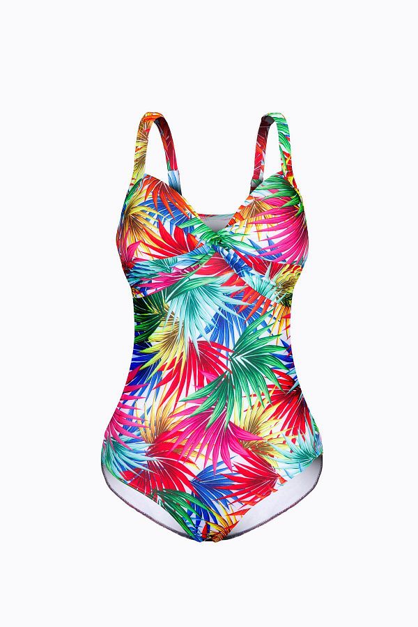 Kom-Lined Mixprint Swimsuit 1