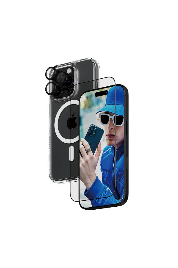 PanzerGlass-iPhone 16 Pro 3 in 1 Bundle Screen & Camera Protector & Case 1