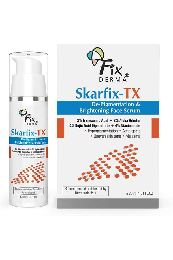 FixDerma-Skarfix-Tx de-pigmentation & brightening face serum for acne & melasma | 30ml 1