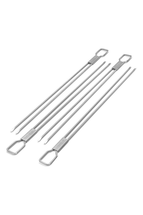 Broil King-4-Piece Stainless Steel Dual Prong BBQ Skewers 12inch 1