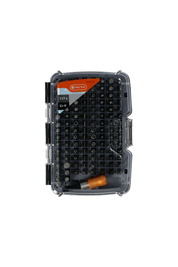 Tactix-117-Piece CR-V Bit Set 1