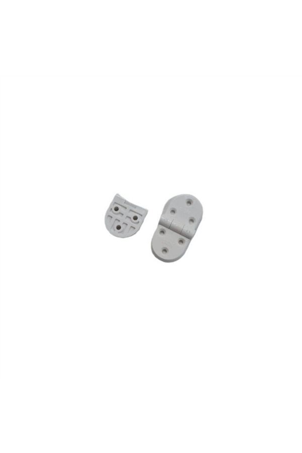 Şen-Şen Plastic Table Hinge |   White Color |   Size 7 cm |   Durable and Easy Installation |   10 Pcs 1