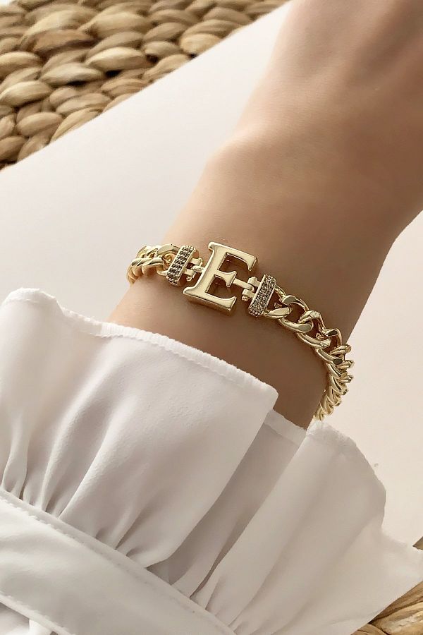 Çlk Accessories-Bratara Aur Litera E Trbilek7538 B34003 1