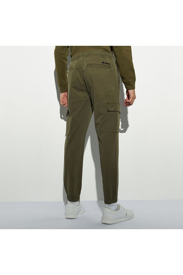 ECKO Unltd Solid Cargo Joggers with Drawstring Closure and Pockets Trendyol