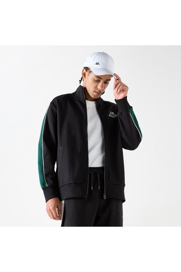 Kappa Logo Detail Zip Through Jacket with Long Sleeves Trendyol