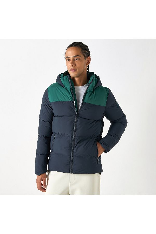 Kappa Colourblock Zip Through Hooded Jacket Trendyol