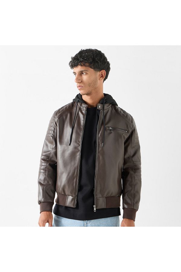 Lee cooper biker jacket hotsell