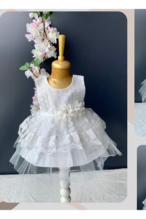 biyan collection Kız Bebek Mevlüt Takımı Gelinlik Abiye Elbise Bebek Doğum Baby Shower Hediyesi