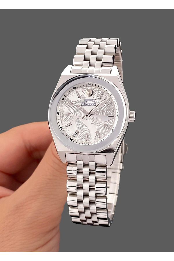 Slazenger Original 2 Years Warranty 3 Atm Waterproof Steel Cord Women s Wristwatch Trendyol
