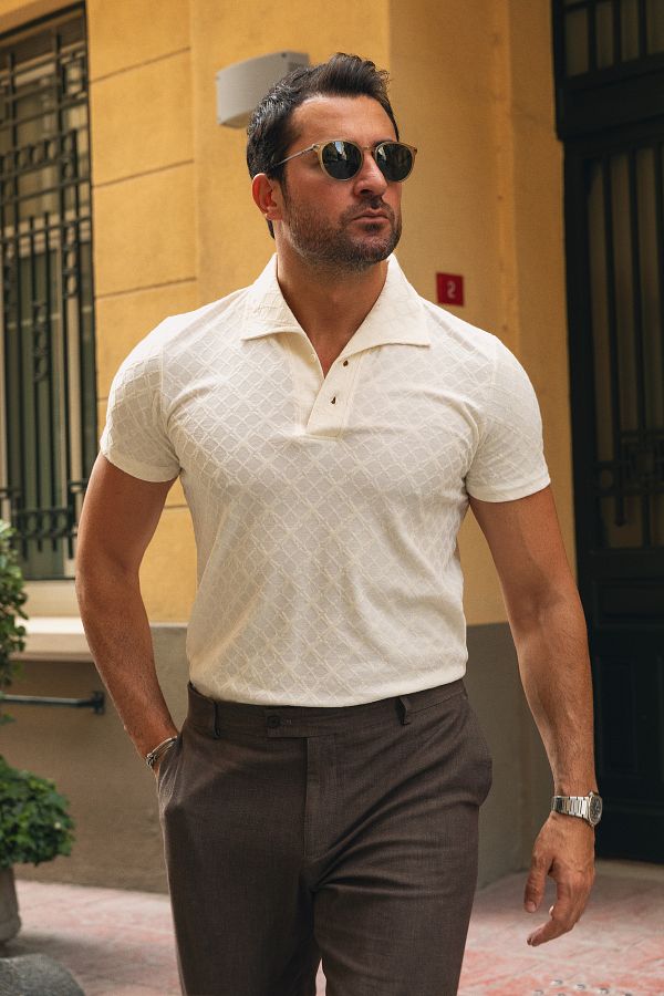 Ecru color dress shirt best sale