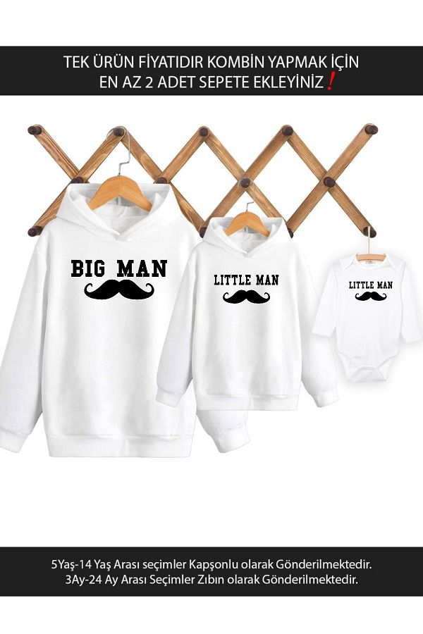 Tshirthane-Father Son Big Man Little Man (Add at Least 2 Items to the Cart to Make a Combination) 1
