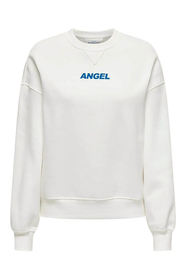 ONLY-سويت شيرت نسائي من ONLSOFIA L/S WORD O-NECK 1