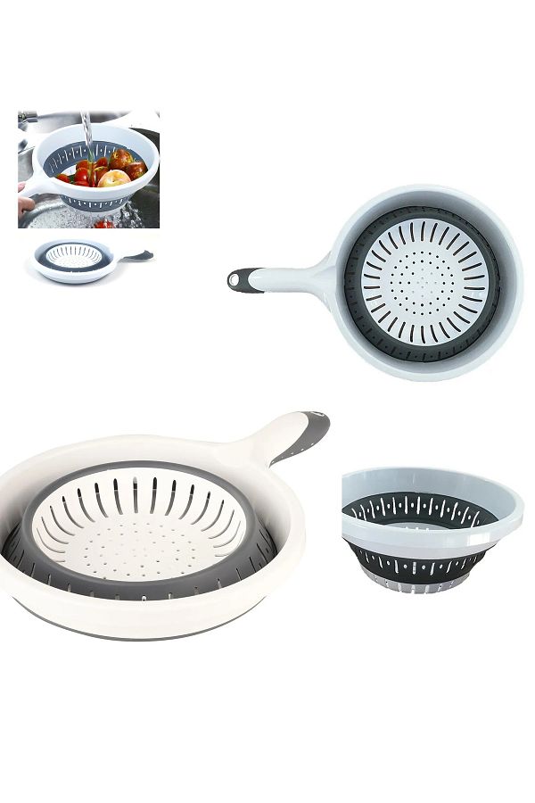 kapsulavm-Space-Saving Foldable Strainer with Handle 1000 L 1