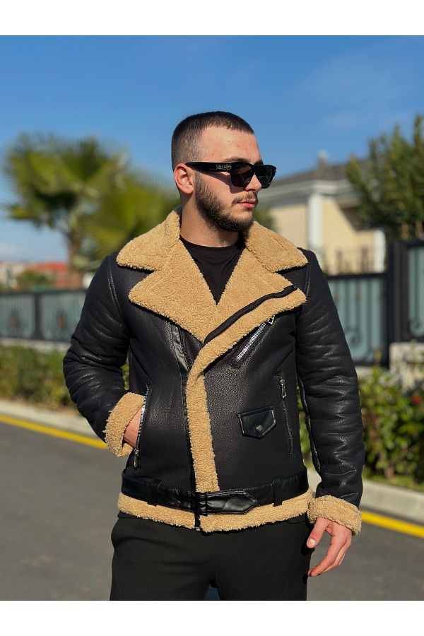 Mens coat with fur inside shop