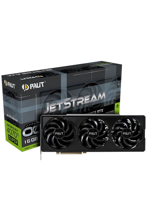 PALIT-بطاقة رسومات Nvidia Geforce Rtx4070ti Super Jetstream Oc سعة 16 جيجابايت 256 بت Gddr6x (ned47tss19t2-1043 1