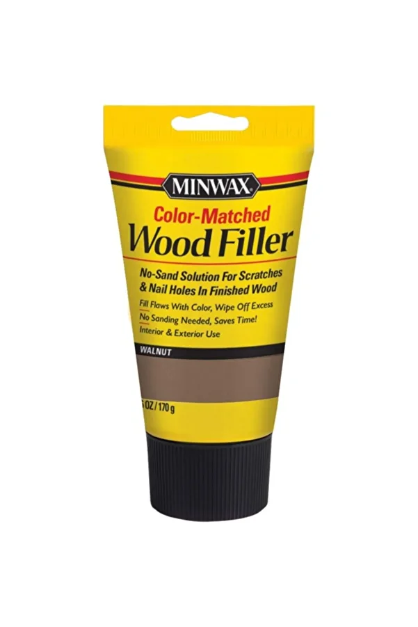 Minwax-No Sand Solution Color Matched Paintable Wood Filler 6oz 1