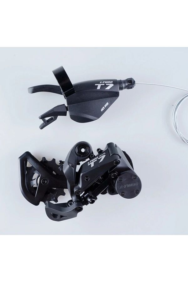 Choice-NEW! LTWOO T7 1x10 Speed Two Way Release Shifter + Stabilize Damping Rear Derailleur Cage Length ... 1