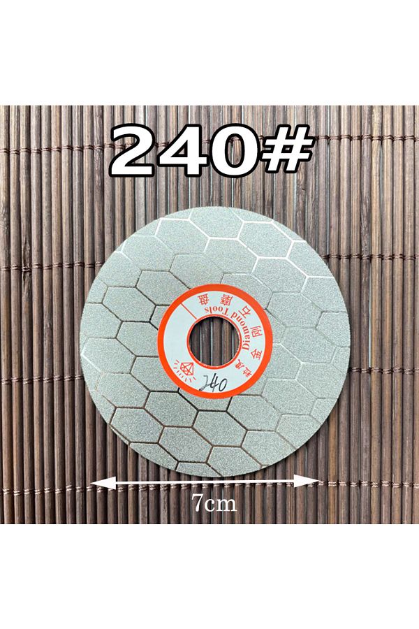 Choice-Diamond Coated Flat Lap Wheel Jewelry Grinding Polishing Disc Hole Diameter 12mm Outer Diameter 6... 1