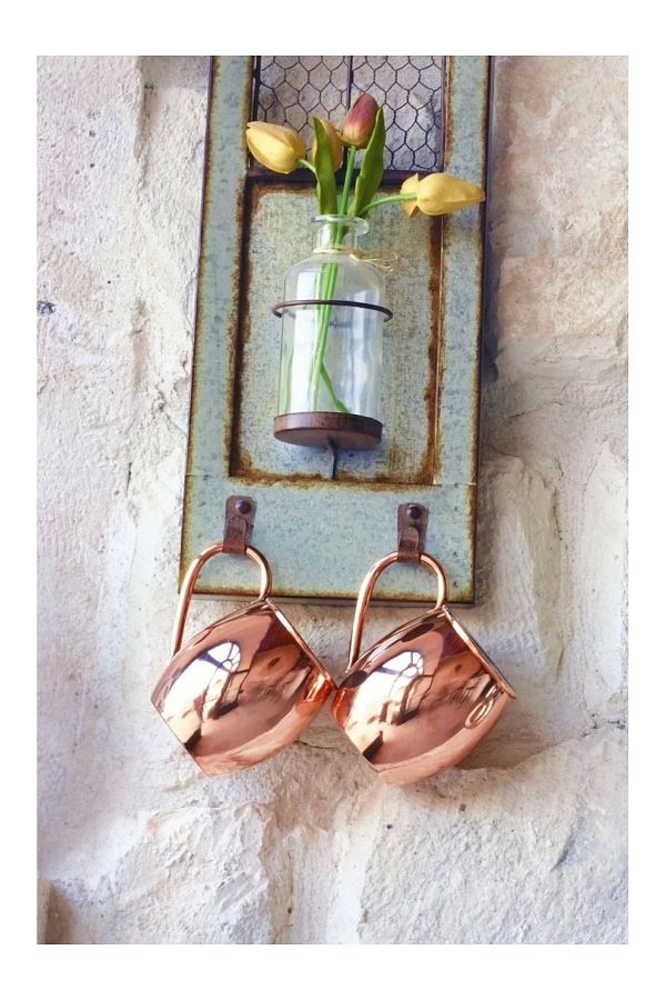 Bakır Concept-2-Piece Copper Mug and Chubby Set - Colorful 1