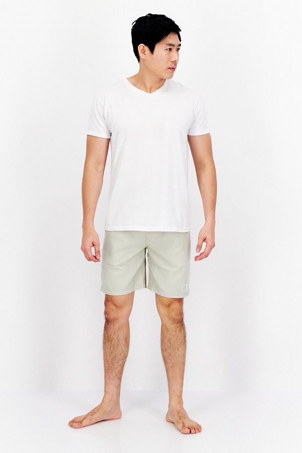 Ocean Pacific Men Plain Swimwear Short Light Grey Trendyol