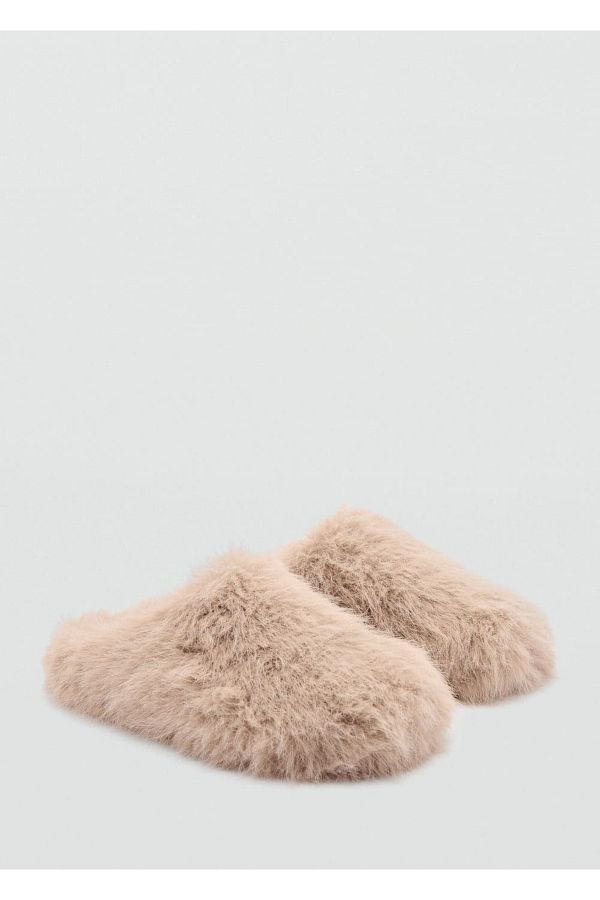 MANGO Woman-Fur Look Sneakers 1